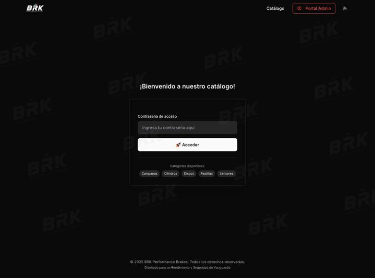 BRK Catálogo